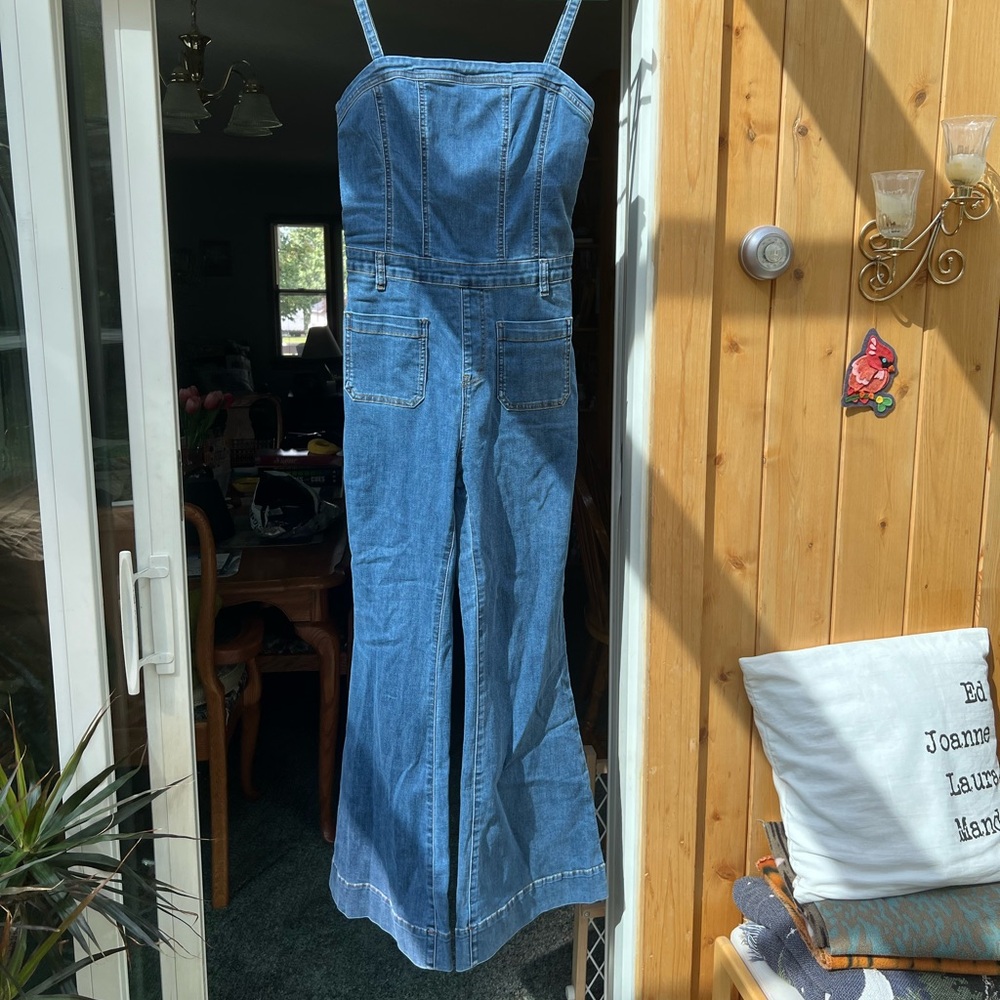 Flare Jean Jumpsuit